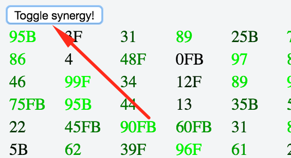 Toggle Synergy